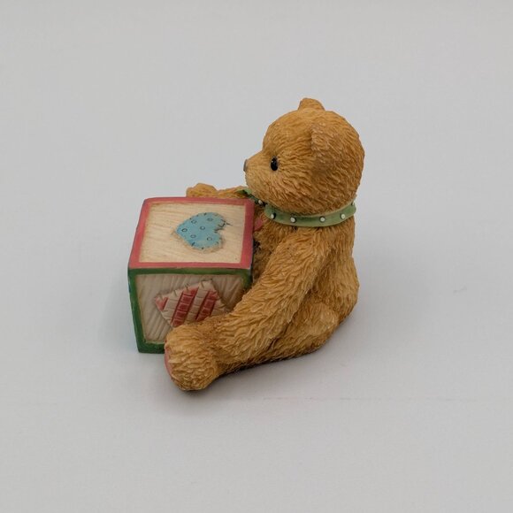 Cherished Teddies Bear with ABC "X" Block (158488X) 1995 - Picture 6 of 10